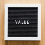 "Value" on text board