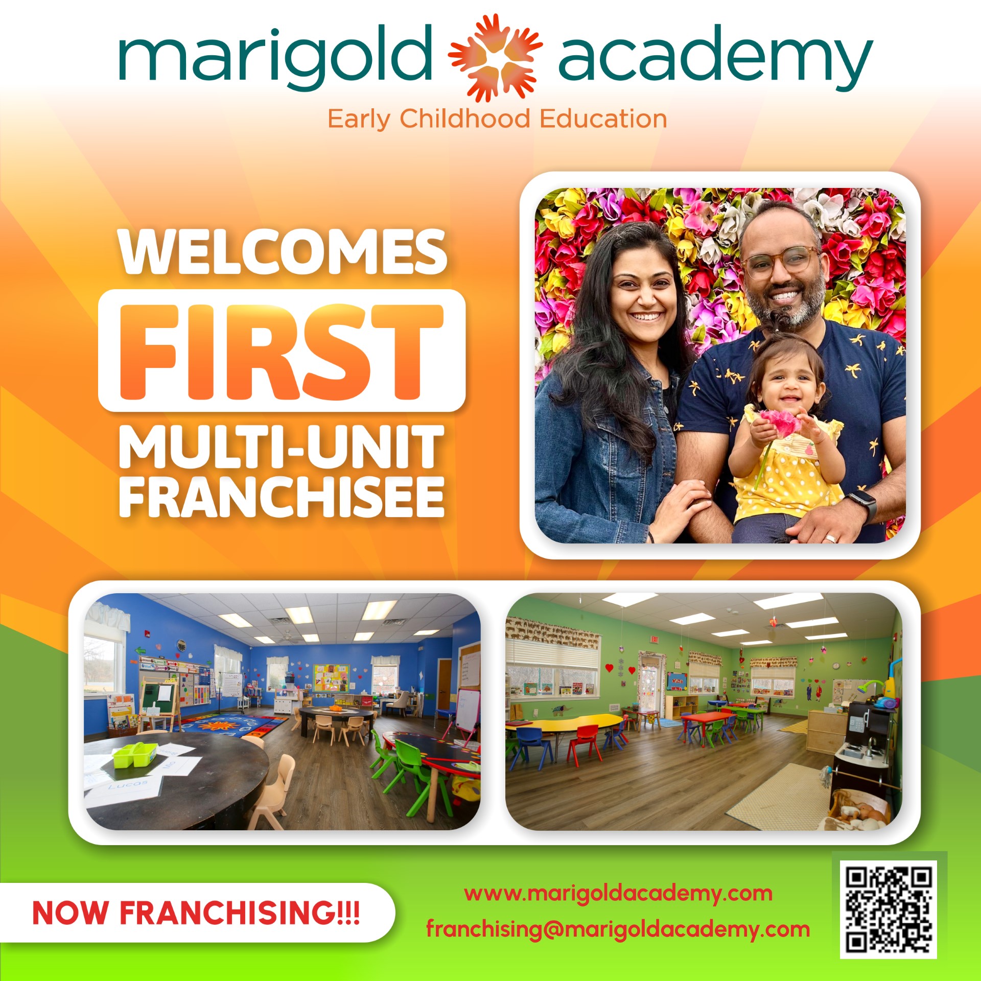 MARIGOLD ACADEMY WELCOMES FIRST MULTI-UNIT FRANCHISEE!!